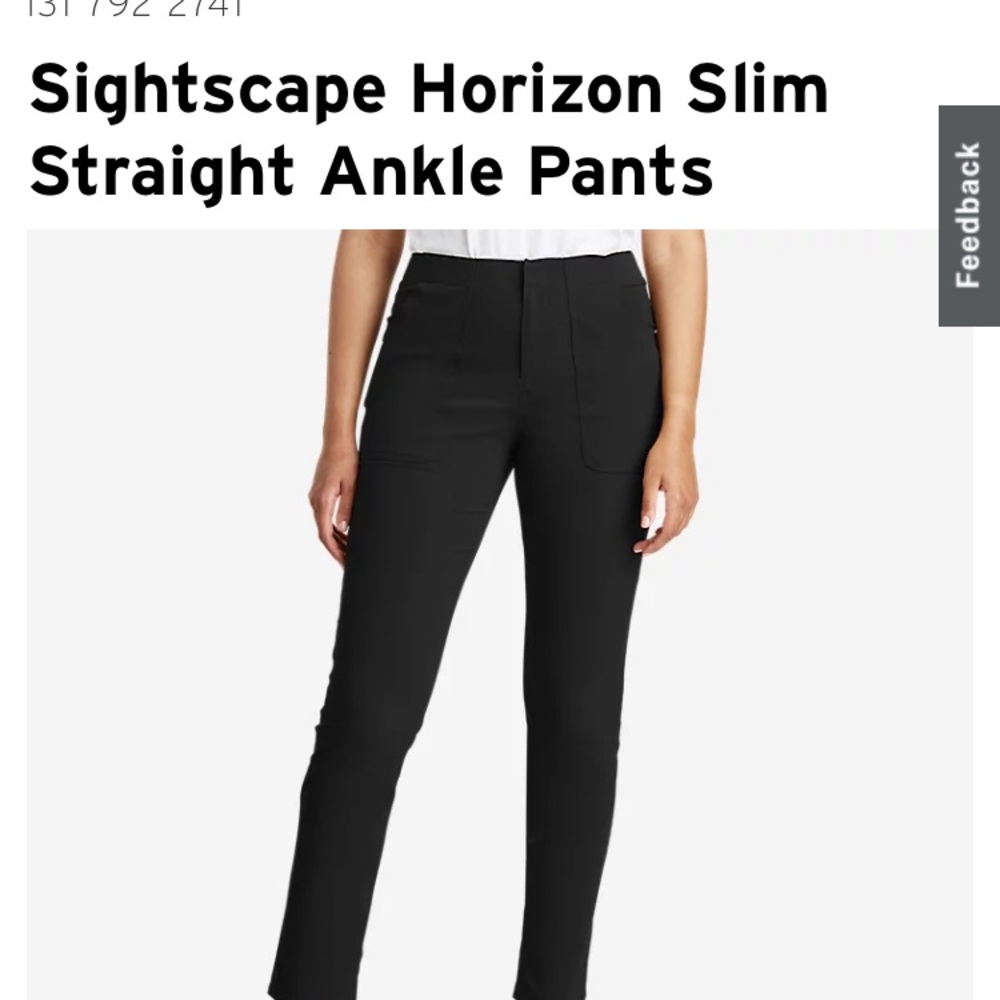 EDDIE BAUER Sightscape Slim Ankle Hiking pants